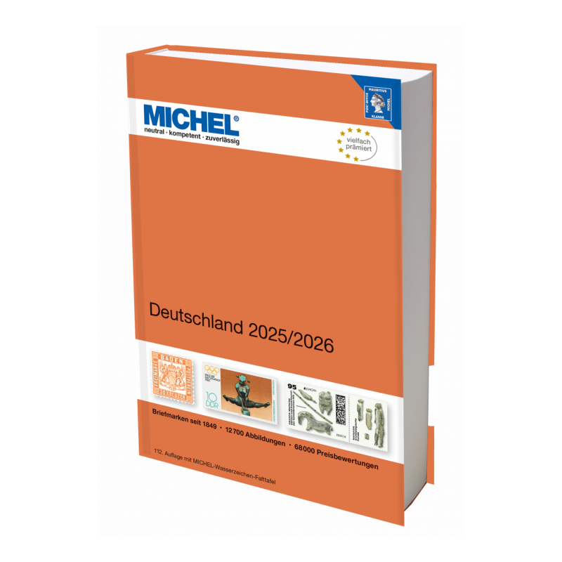 Catalogue de cotation Michel timbres Allemagne 2025-2026.