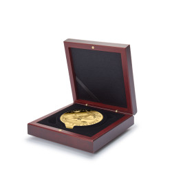 Écrin numismatique Volterra pour 1 monnaie jusqu'à 76mm.