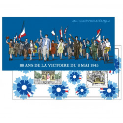 Bloc souvenir N°225 - 80 ans de la Victoire du 8 mai 1945 neuf**.