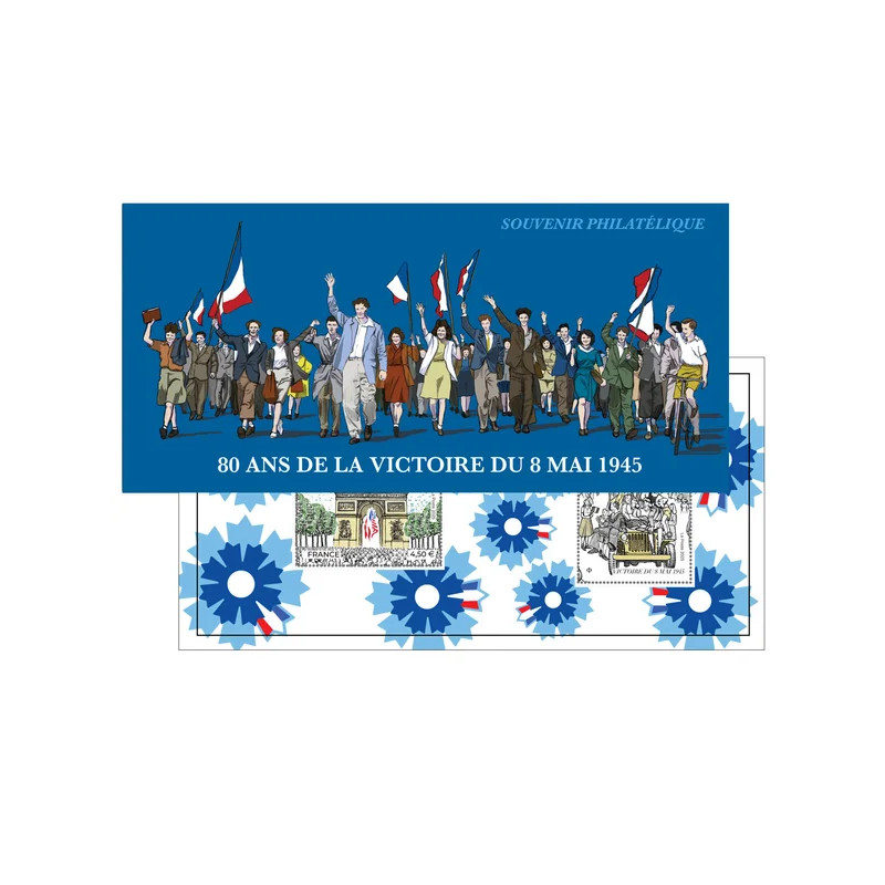 Bloc souvenir N°225 - 80 ans de la Victoire du 8 mai 1945 neuf**.