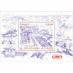 Feuillet de timbre Millénaire de Caen N°F5884 neuf**.