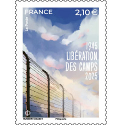 Timbre Libération des camps en feuillet de France N°F179 neuf**.