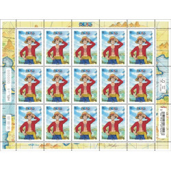 Timbre One Piece - Luffy en feuillet de France N°F180 neuf**.