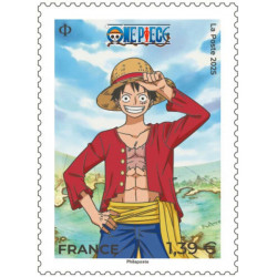 Timbre One Piece - Luffy en feuillet de France N°F180 neuf**.