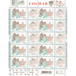 Timbre Colmar en feuillet de France N°F186 neuf**.
