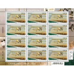 Timbre poste aérienne Casablanca Dakar en feuillet de France N°FA5 neuf**.