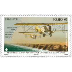 Timbre poste aérienne Casablanca Dakar en feuillet de France N°FA5 neuf**.
