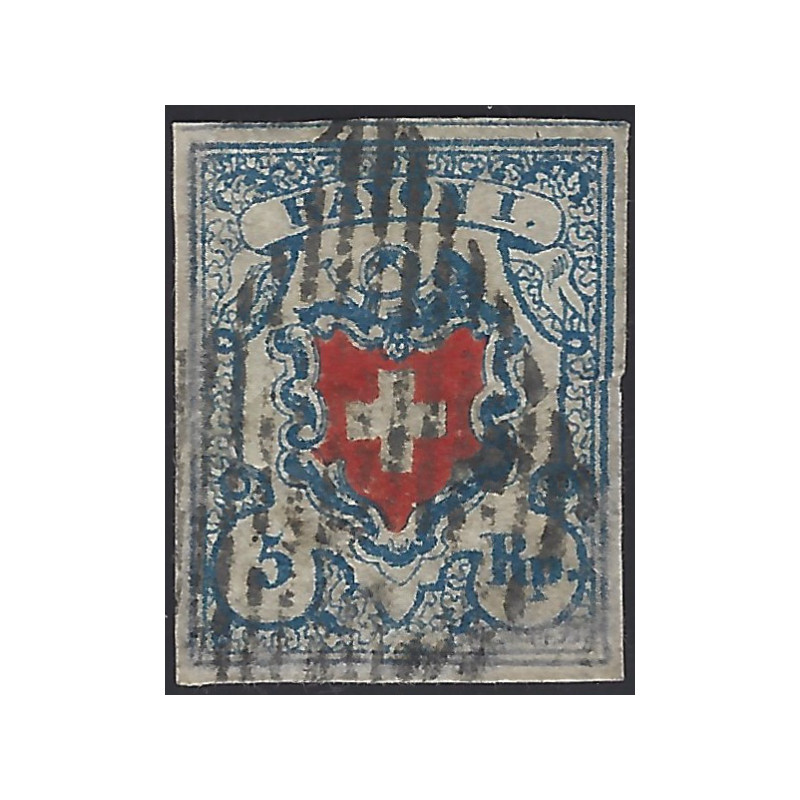 Suisse Rayon I timbre N°20 oblitéré.
