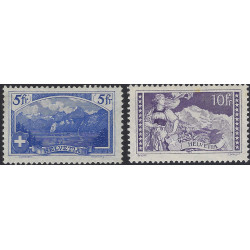 Suisse timbres N°143-144 neuf*.