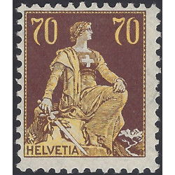 Suisse Helvetia timbre N°125 neuf*.