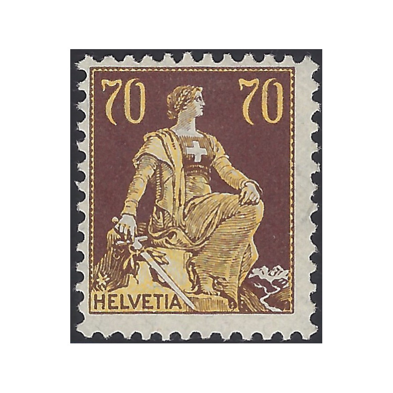 Suisse Helvetia timbre N°125 neuf*.