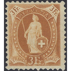 Suisse Helvetia débout timbre N°80 neuf (*).