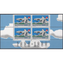 Suisse timbre poste aérienne N°49 bloc de 4 neuf**.