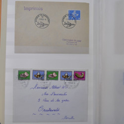 Collection spécialisée histoire postale de timbres de Suisse 1895-1990.