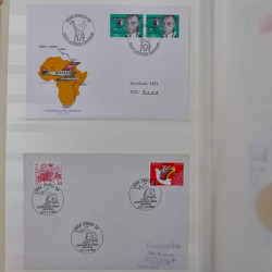 Collection spécialisée histoire postale de timbres de Suisse 1895-1990.