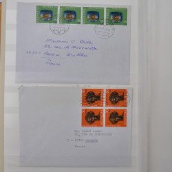Collection spécialisée histoire postale de timbres de Suisse 1895-1990.