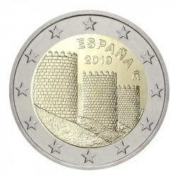 2 euros commémorative Espagne 2019 - Les remparts d'Avila.