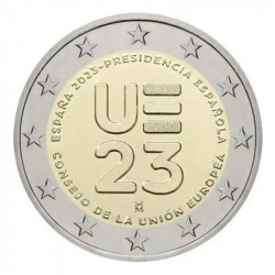 2 euros commémoratif Espagne 2023 -  Présidence de l'UE.