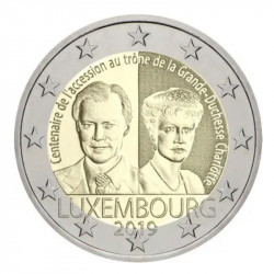 2 euros commémoratif Luxembourg 2019 - Grande Duchesse Charlotte.