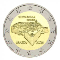 2 euros commémorative Malte 2024 UNC - Citadelle de Gozo.