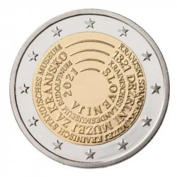 2 euros commémorative Slovénie 2021 - Musée de Kranj.