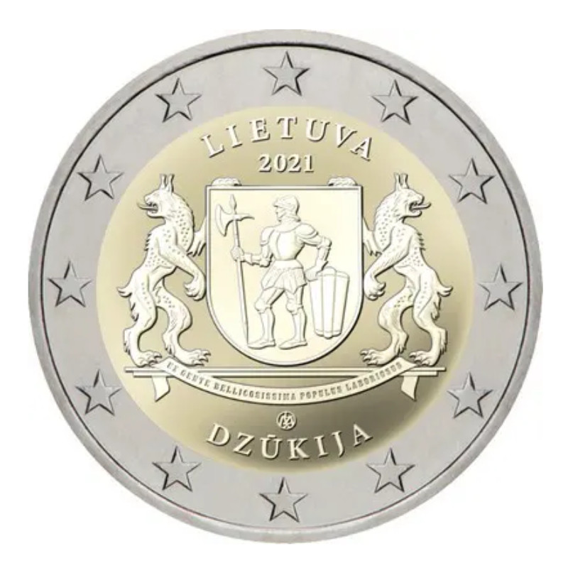 2 euros commémorative Lituanie 2021 - La région ethnographique Dzukija.
