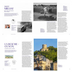 Livre des timbres de France de l'année 2024.
