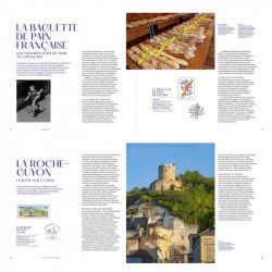 Livre des timbres de France de l'année 2024.