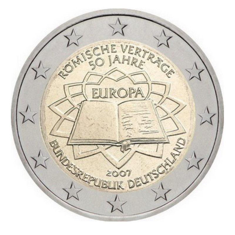 2 euros commémorative Allemagne 2007 - Traité de Rome atelier A.