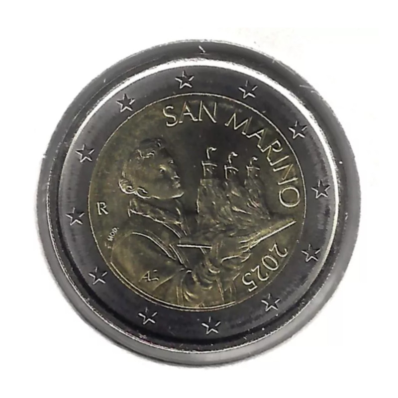 2 euros officielle Saint Marin 2025 UNC.