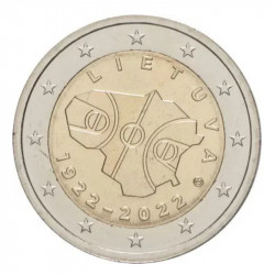 2 euros commémorative Lituanie 2022 - 100 ans du Basket-Ball.