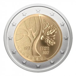 2 euros commémorative Estonie 2017 - Route vers l'indépendance.