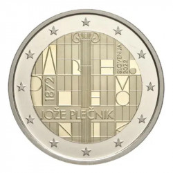 2 euros commémorative Slovénie 2022 - Jože Plečnik.