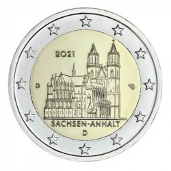 2 euros commémoratives Allemagne 2021, Saxe-Anhalt - les 5 ateliers.