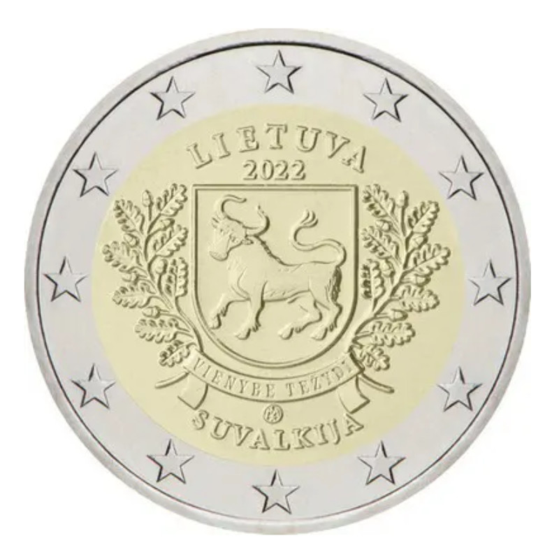 2 euros commémorative Lituanie 2022 - Suvalkija.