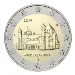 2 euros commémoratives Allemagne 2014 Basse-Saxe, les 5 ateliers.