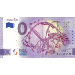 Billet Euro souvenir Europa Park 2025.