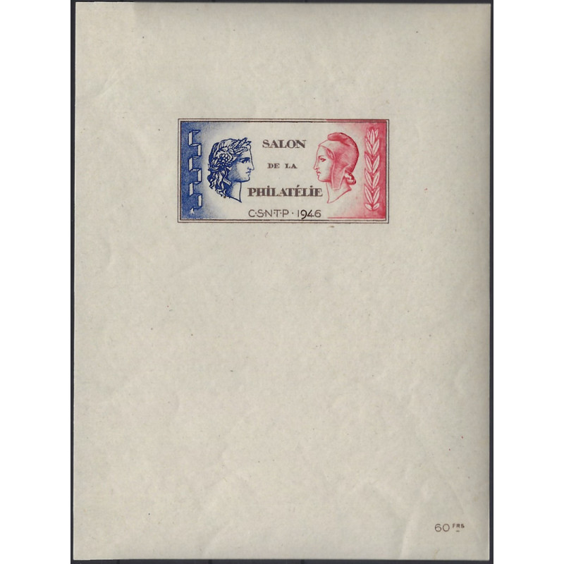 Bloc C.N.E.P. N°1A C.S.N.T.P. 1946 neuf*.