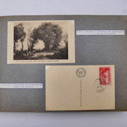 Collection commémoratifs de France 1937-1974 en un album.