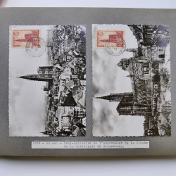 Collection commémoratifs de France 1937-1974 en un album.