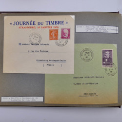 Collection commémoratifs de France 1937-1974 en un album.