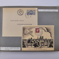 Collection commémoratifs de France 1937-1974 en un album.