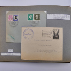 Collection commémoratifs de France 1937-1974 en un album.