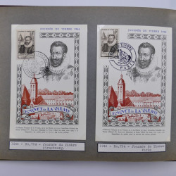 Collection commémoratifs de France 1937-1974 en un album.