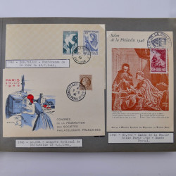 Collection commémoratifs de France 1937-1974 en un album.