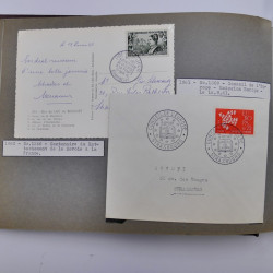 Collection commémoratifs de France 1937-1974 en un album.