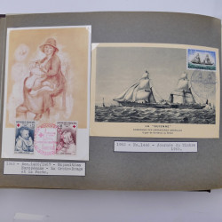 Collection commémoratifs de France 1937-1974 en un album.