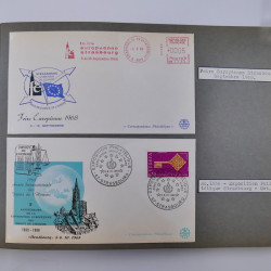 Collection commémoratifs de France 1937-1974 en un album.