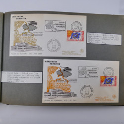 Collection commémoratifs de France 1937-1974 en un album.