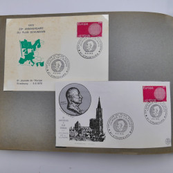 Collection commémoratifs de France 1937-1974 en un album.